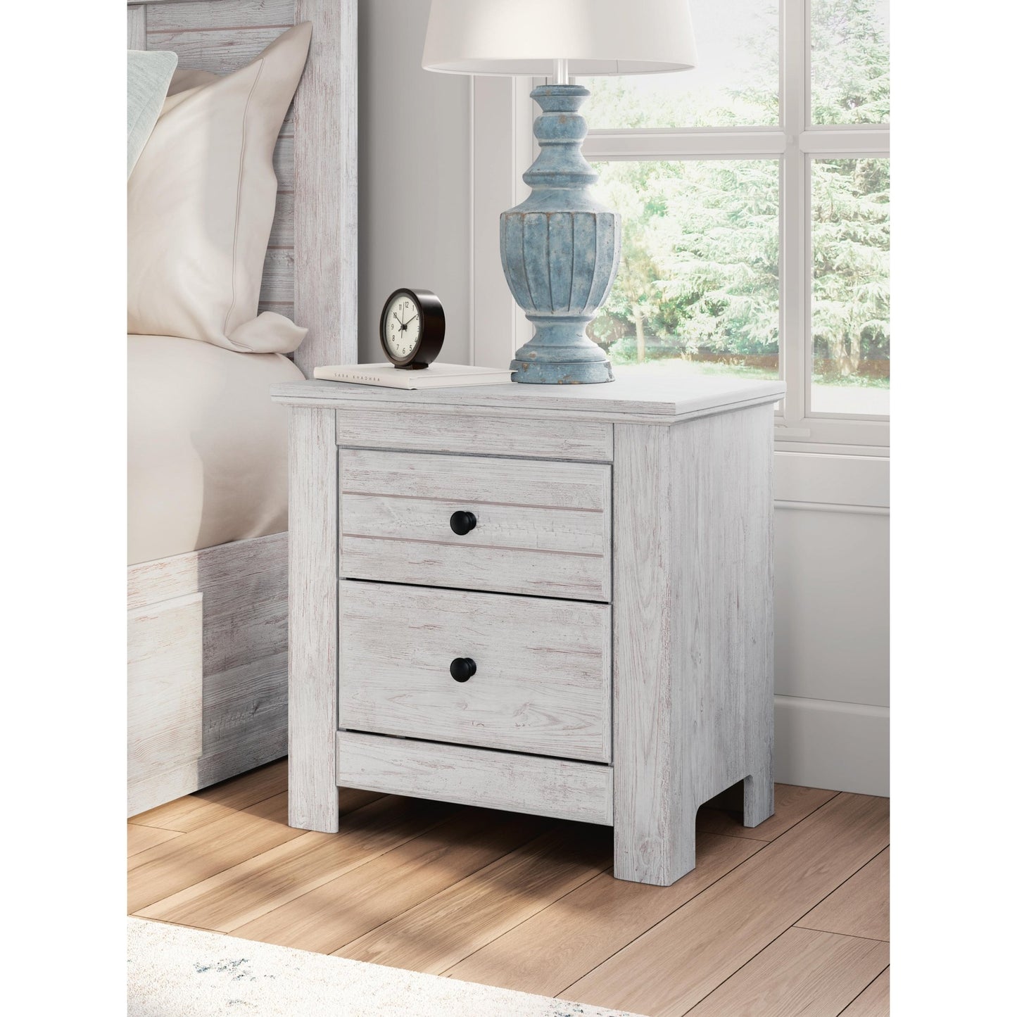 Signature Design by Ashley Makidern PCB1171 - 92 Two Drawer Night Stand - American Furniture of Slidell
