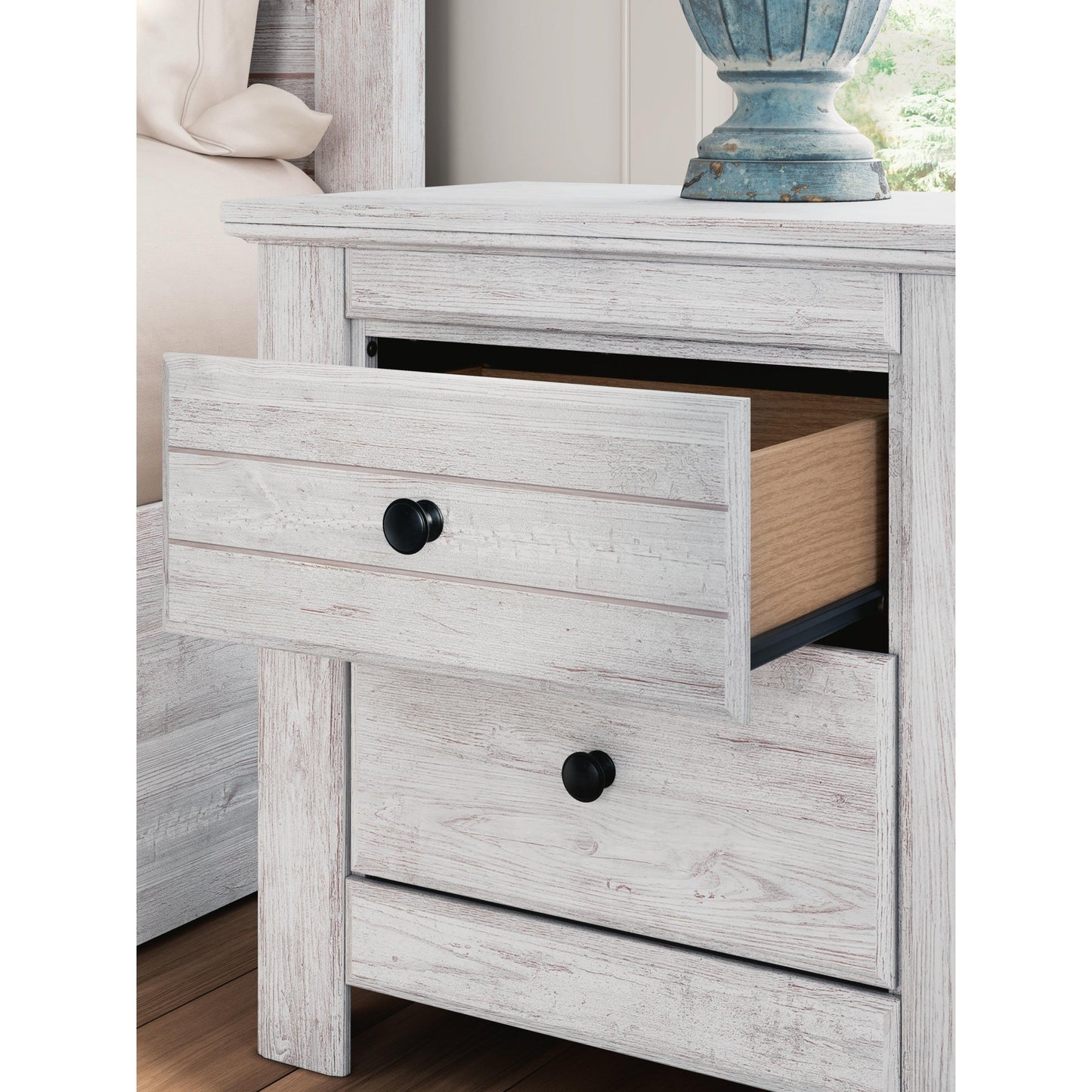 Signature Design by Ashley Makidern PCB1171 - 92 Two Drawer Night Stand - American Furniture of Slidell