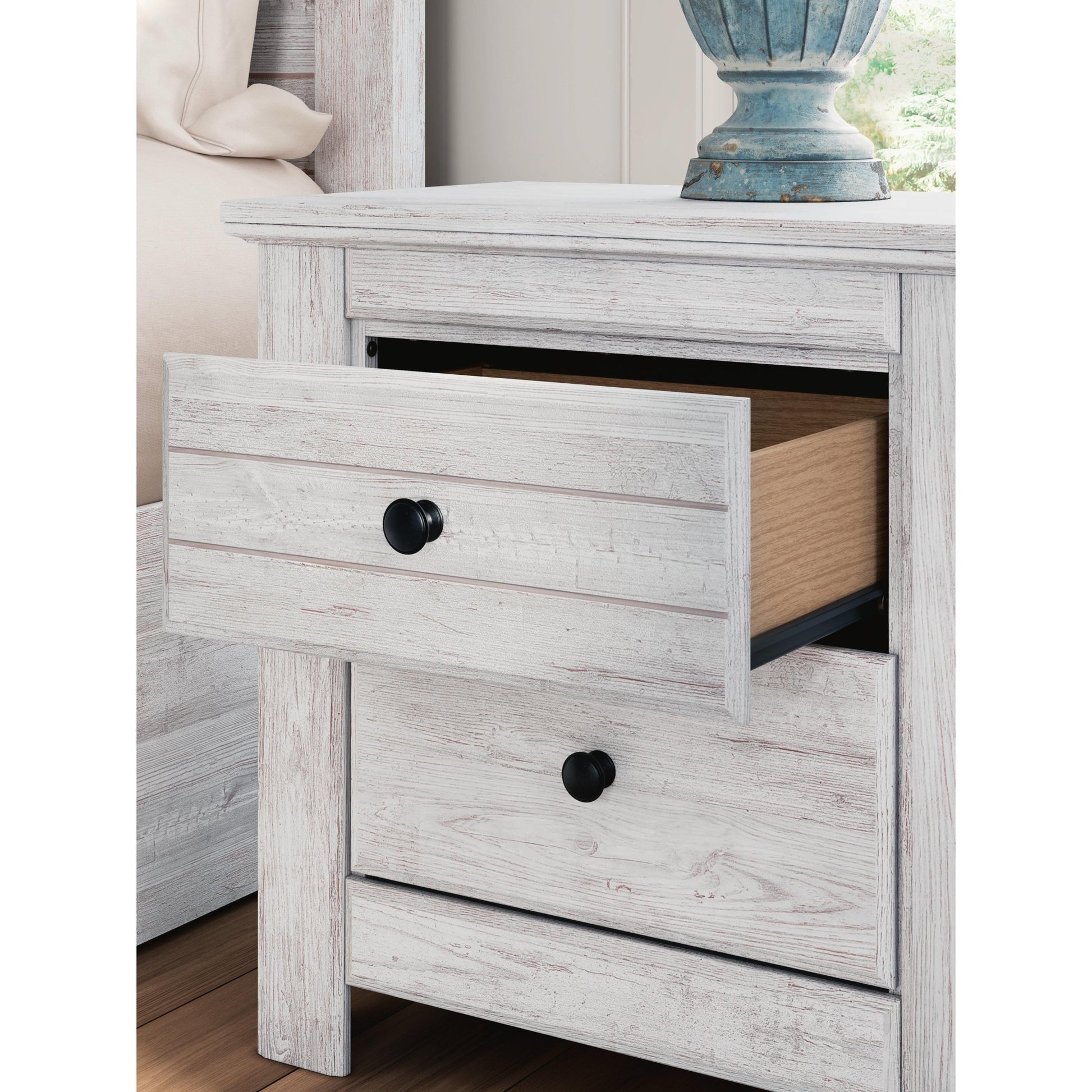 Signature Design by Ashley Makidern PCB1171 - 92 Two Drawer Night Stand - American Furniture of Slidell