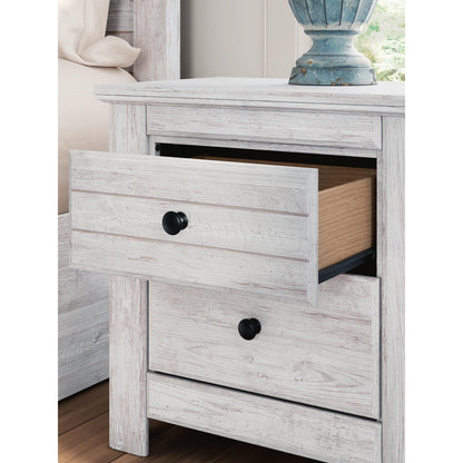 Signature Design by Ashley Makidern PCB1171 - 92 Two Drawer Night Stand - American Furniture of Slidell