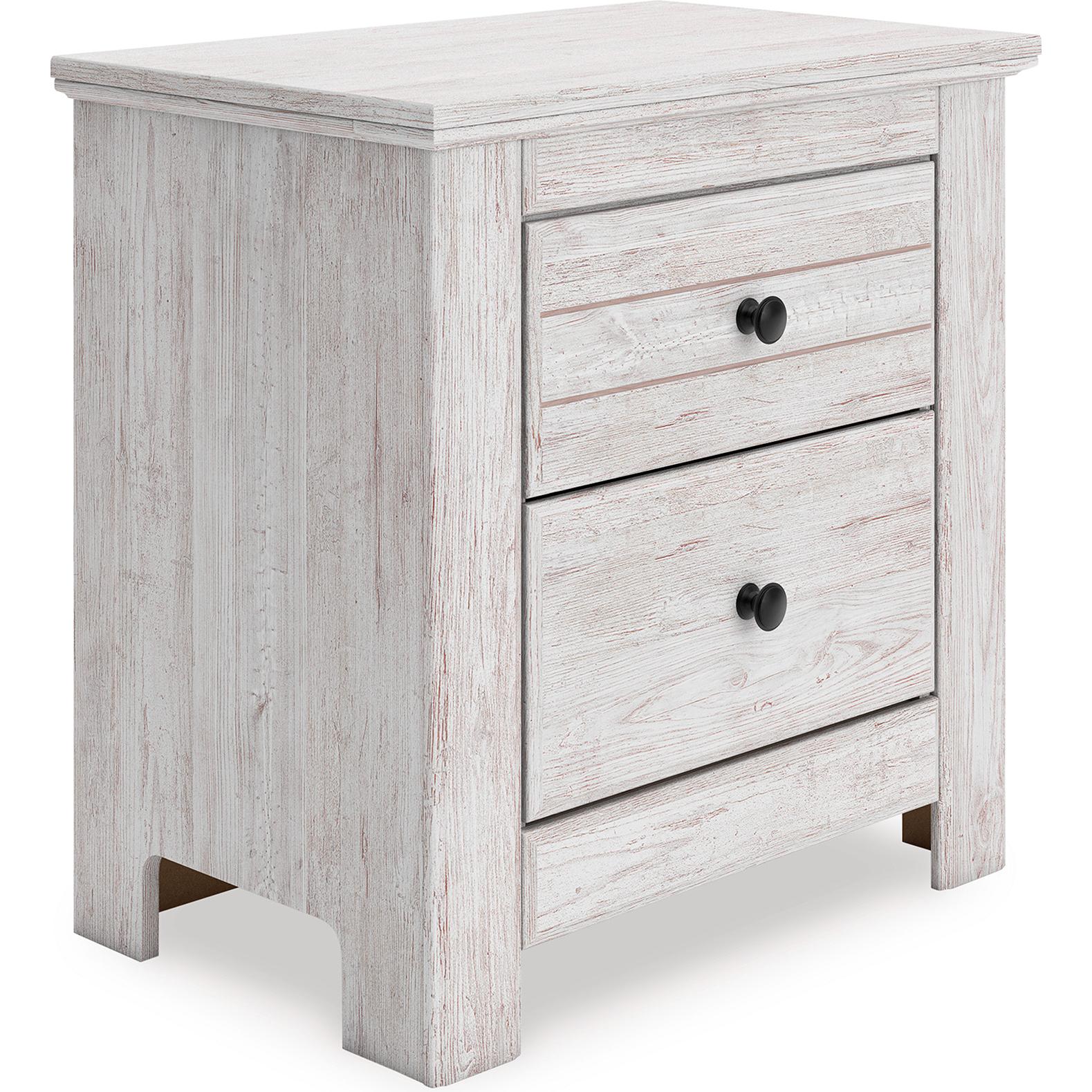 Signature Design by Ashley Makidern PCB1171 - 92 Two Drawer Night Stand - American Furniture of Slidell
