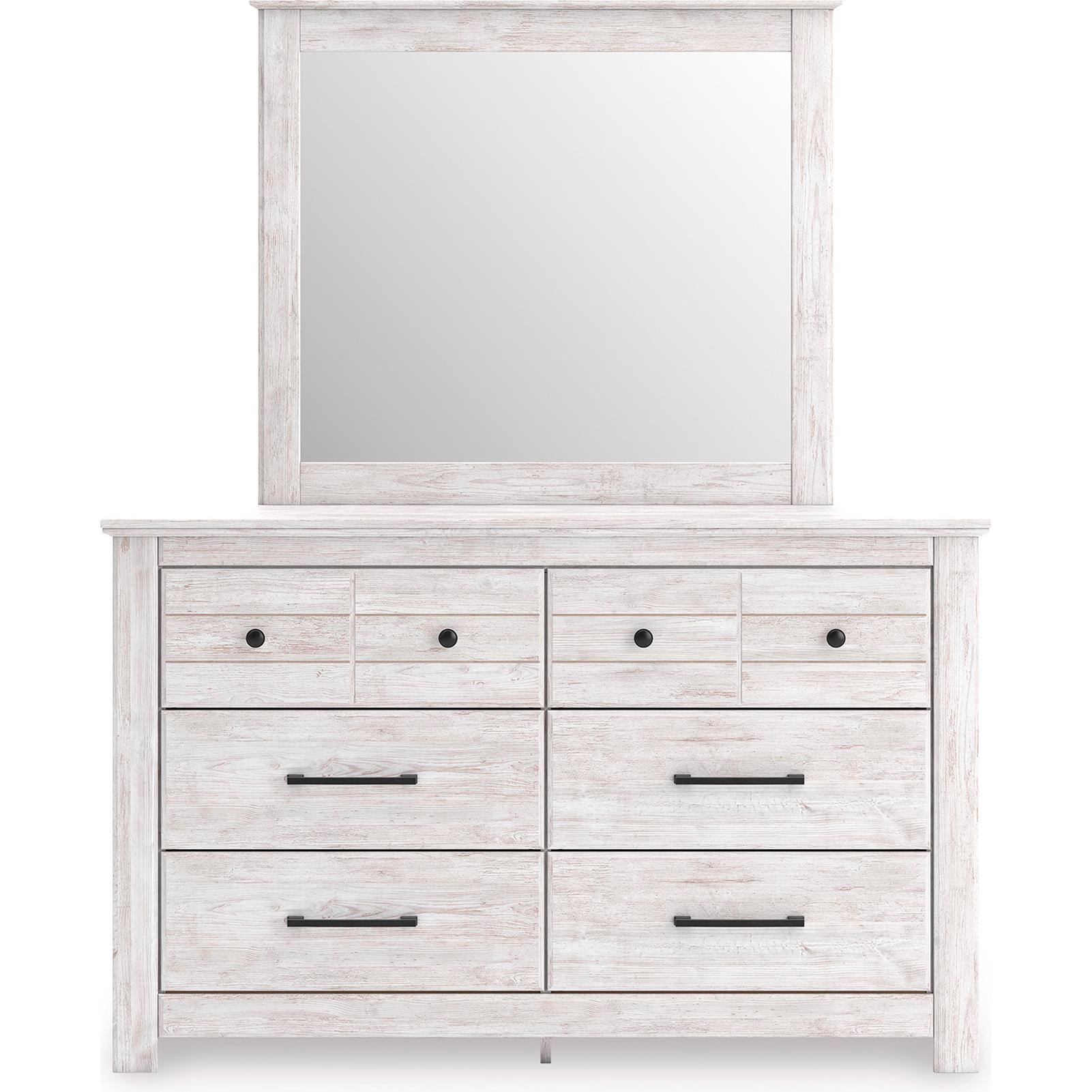 Signature Design by Ashley Makidern PCB1171B1 Dresser and Mirror - American Furniture of Slidell