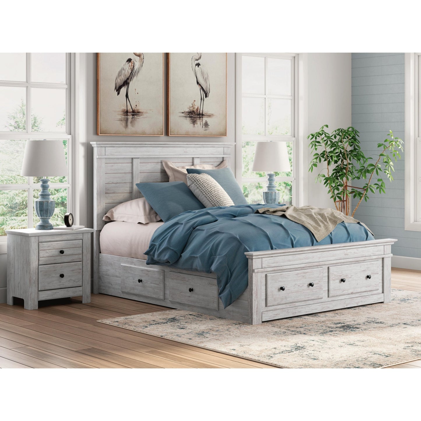 Signature Design by Ashley Makidern PCB1171B10 Queen Panel Storage Bed - American Furniture of Slidell
