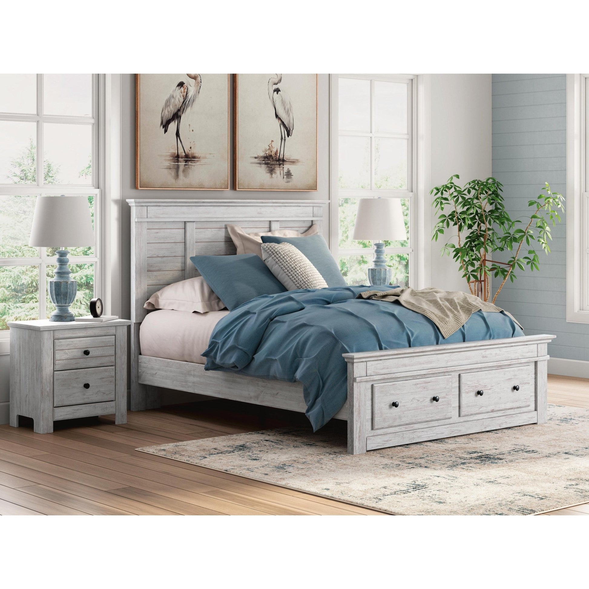 Signature Design by Ashley Makidern PCB1171B12 King Panel Storage Bed - American Furniture of Slidell