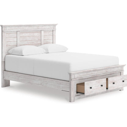 Signature Design by Ashley Makidern PCB1171B12 King Panel Storage Bed - American Furniture of Slidell