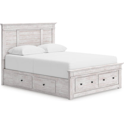 Signature Design by Ashley Makidern PCB1171B14 King Panel Storage Bed - American Furniture of Slidell