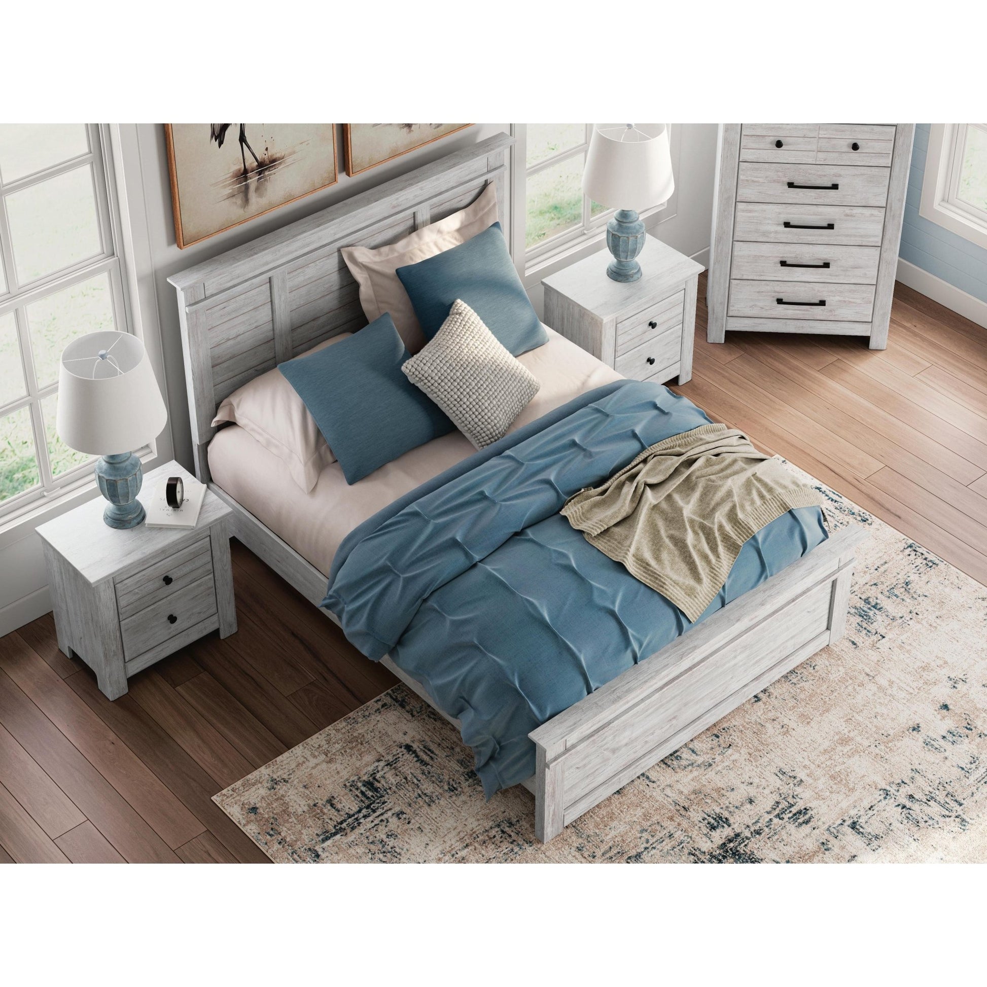 Signature Design by Ashley Makidern PCB1171B2 Queen Panel Bed - American Furniture of Slidell