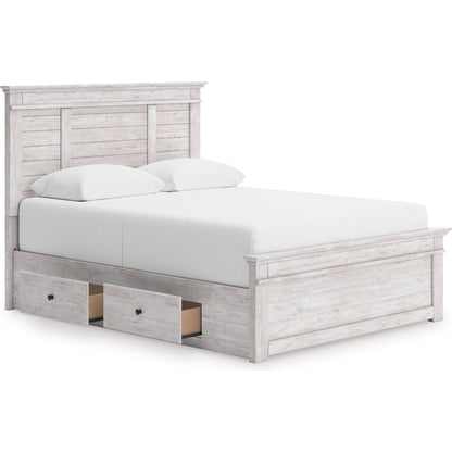 Signature Design by Ashley Makidern PCB1171B27 Full Panel Bed with Storage - American Furniture of Slidell
