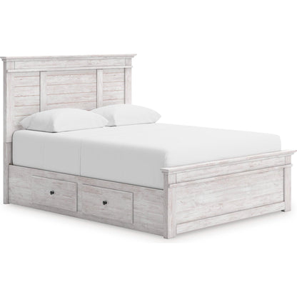 Signature Design by Ashley Makidern PCB1171B27 Full Panel Bed with Storage - American Furniture of Slidell