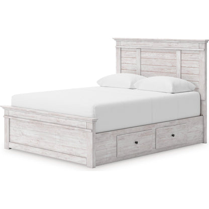 Signature Design by Ashley Makidern PCB1171B27 Full Panel Bed with Storage - American Furniture of Slidell