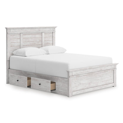Signature Design by Ashley Makidern PCB1171B31 Full Panel Bed with Storage - American Furniture of Slidell