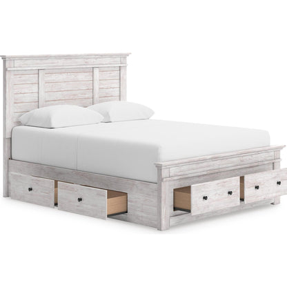 Signature Design by Ashley Makidern PCB1171B35 Full Panel Bed with Storage - American Furniture of Slidell