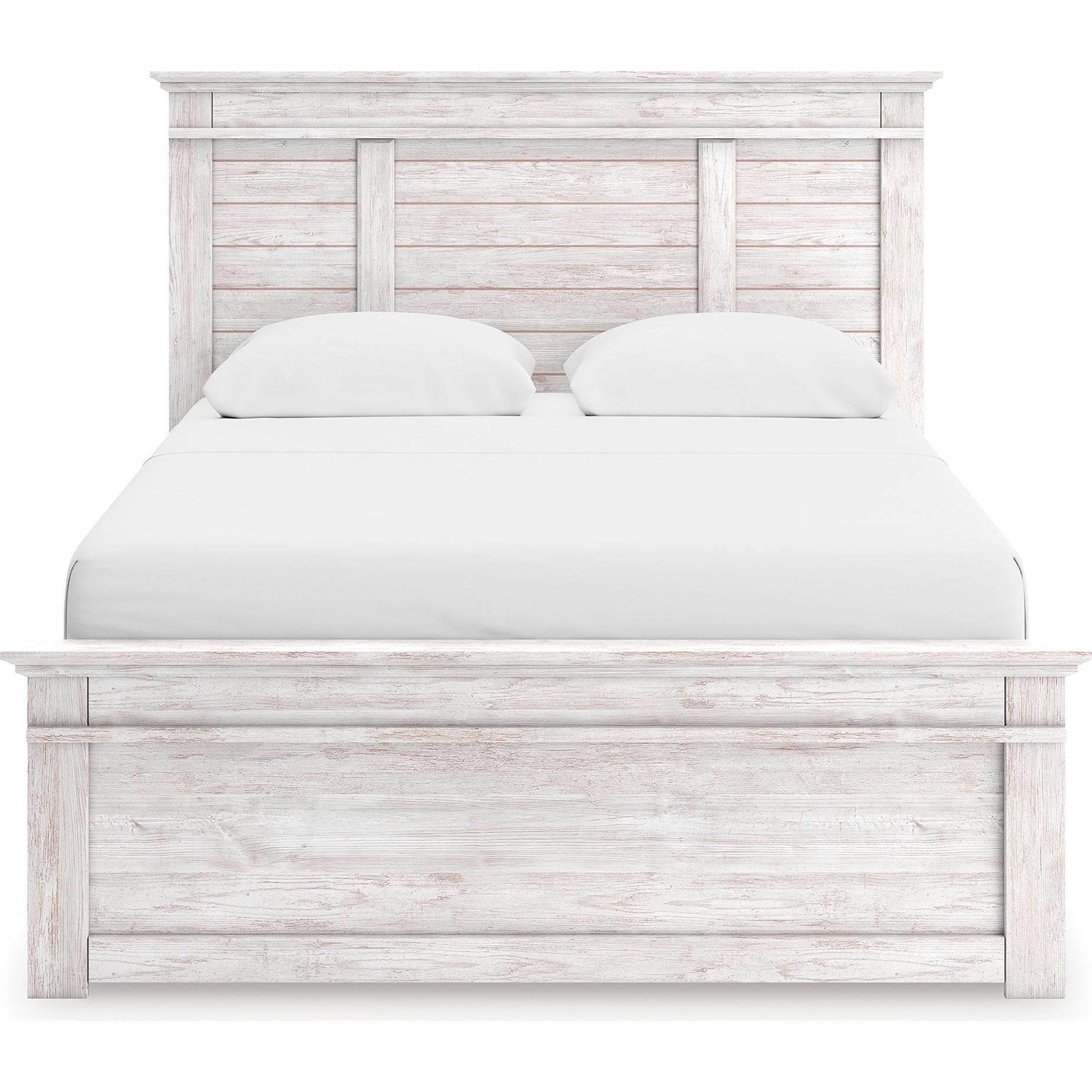 Signature Design by Ashley Makidern PCB1171B39 Full Panel Bed with Storage - American Furniture of Slidell