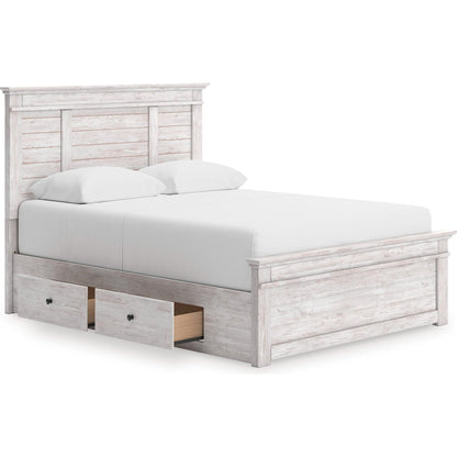 Signature Design by Ashley Makidern PCB1171B39 Full Panel Bed with Storage - American Furniture of Slidell