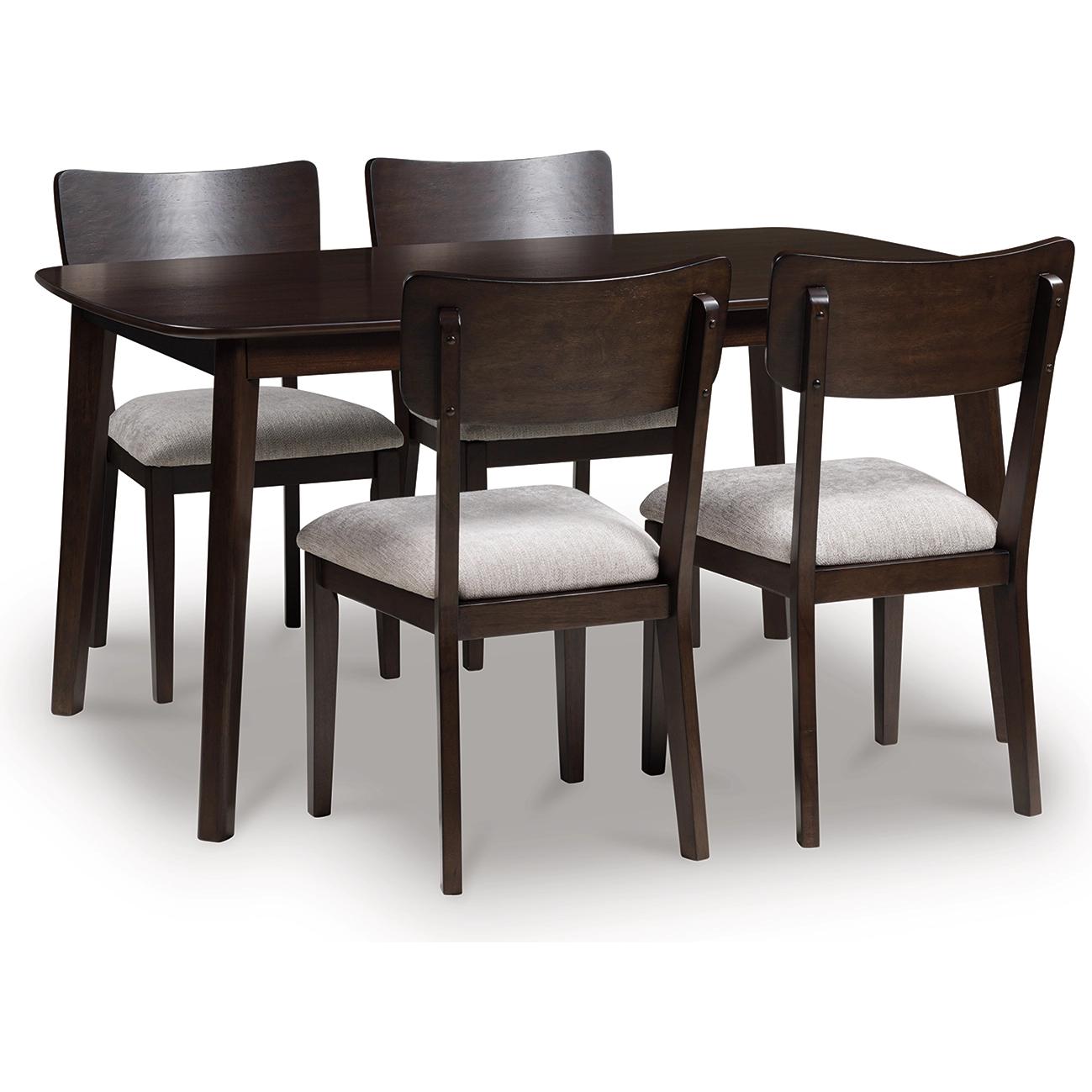 Signature Design by Ashley Mallenette PCD607 - 225 Dining Room Table Set - American Furniture of Slidell