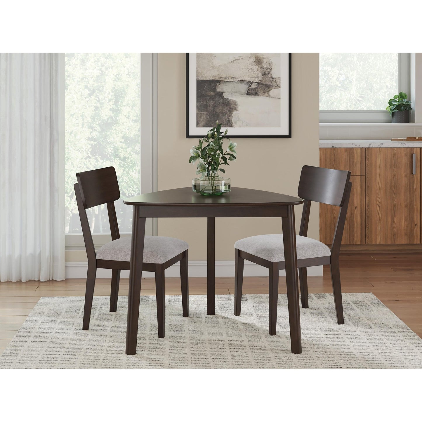 Signature Design by Ashley Mallenette PCD607D1 3 pc Dining Set - American Furniture of Slidell