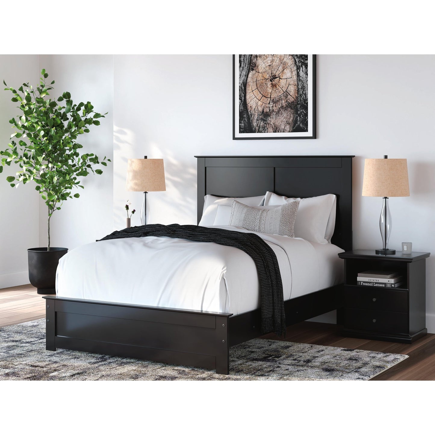 Signature Design by Ashley Maribel B138B52 Full Panel Bed - American Furniture of Slidell