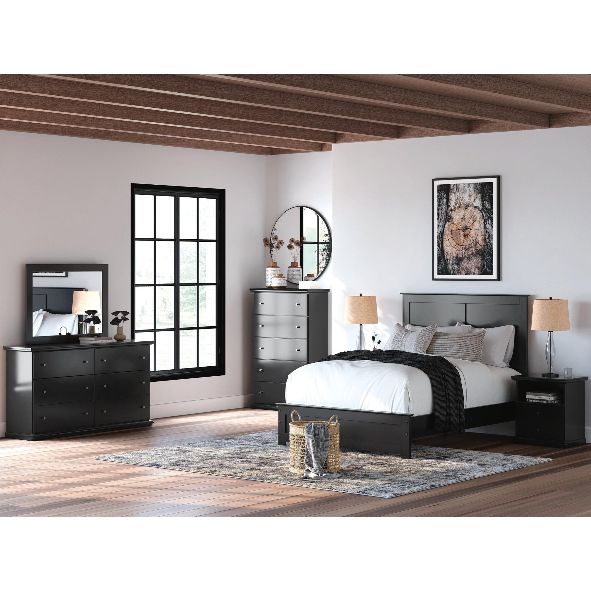 Signature Design by Ashley Maribel B138B52 Full Panel Bed - American Furniture of Slidell