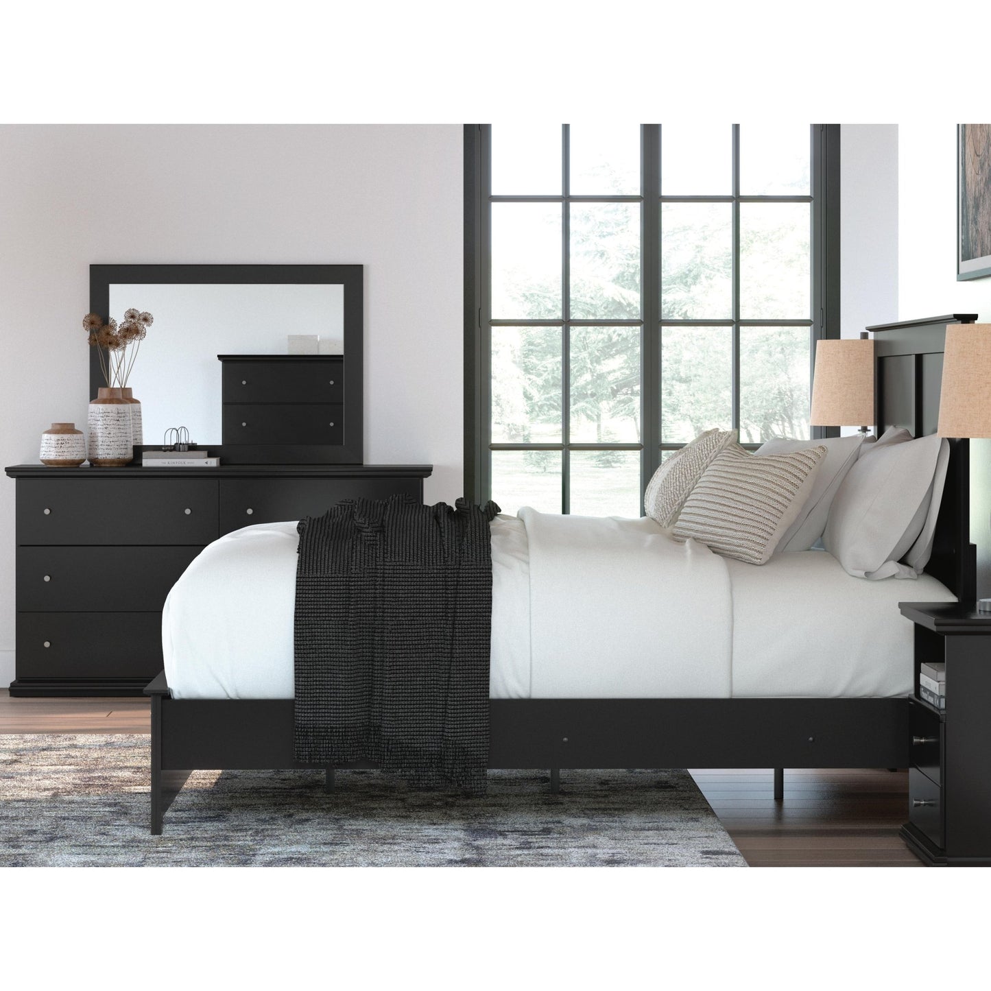 Signature Design by Ashley Maribel B138B53 Queen Panel Bed - American Furniture of Slidell