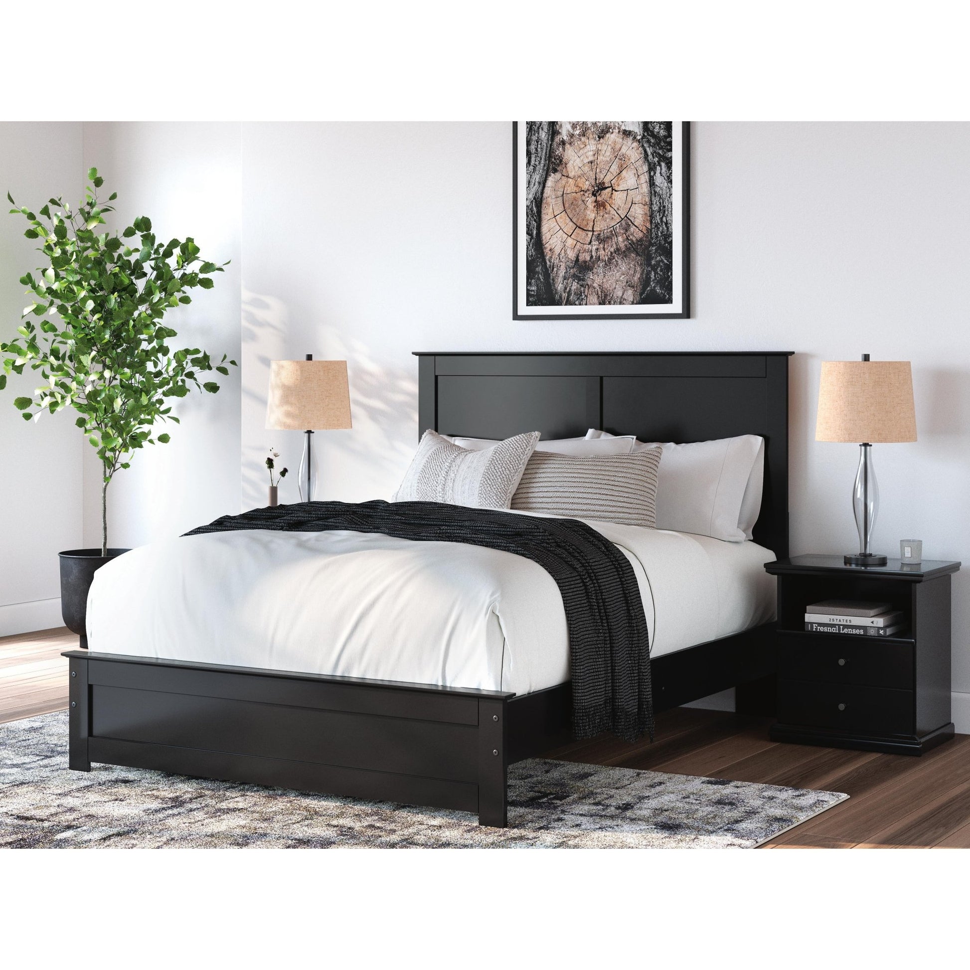 Signature Design by Ashley Maribel B138B53 Queen Panel Bed - American Furniture of Slidell
