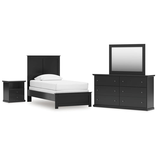 Signature Design by Ashley Maribel B138B61 6 pc Twin Panel Bedroom Set - American Furniture of Slidell