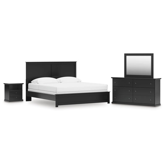 Signature Design by Ashley Maribel B138B65 6 pc King Panel Bedroom Set - American Furniture of Slidell