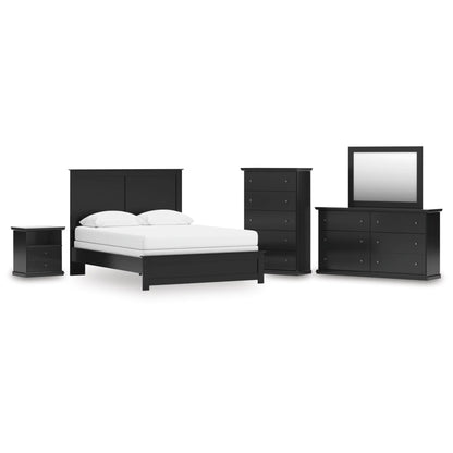 Signature Design by Ashley Maribel B138B75 7 pc Queen Panel Bedroom Set - American Furniture of Slidell
