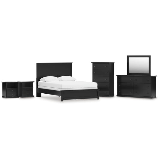 Signature Design by Ashley Maribel B138B76 8 pc Queen Panel Bedroom Set - American Furniture of Slidell