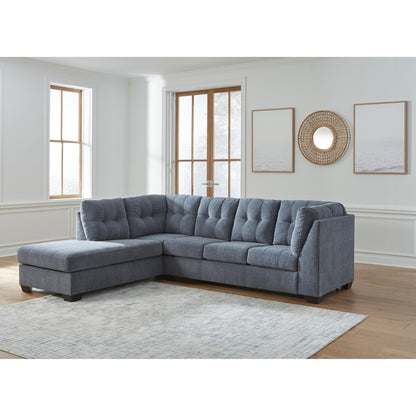 Signature Design by Ashley Marleton 55303S3 2 pc Sleeper Sectional with Chaise - American Furniture of Slidell