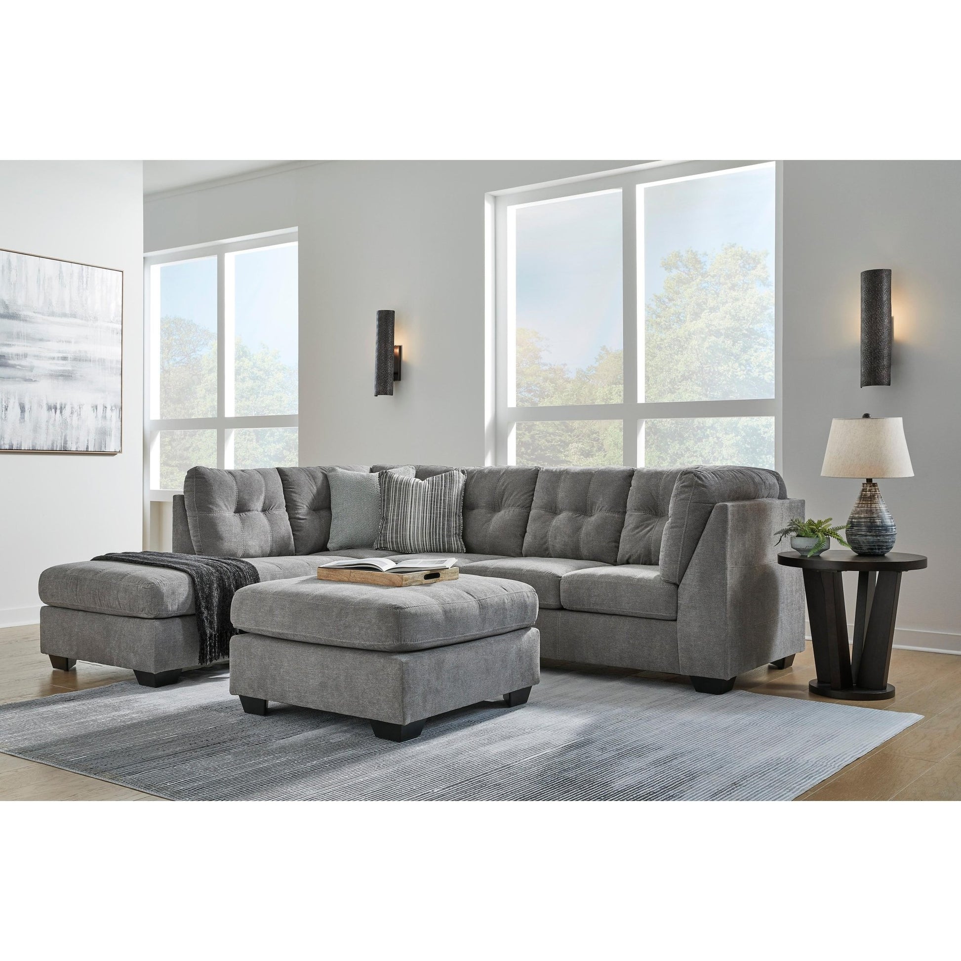 Signature Design by Ashley Marleton 55305S3 2 pc Sleeper Sectional with Chaise - American Furniture of Slidell