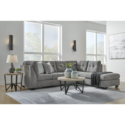 Signature Design by Ashley Marleton 55305S4 2 pc Sleeper Sectional with Chaise - American Furniture of Slidell