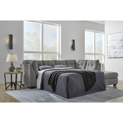 Signature Design by Ashley Marleton 55305S4 2 pc Sleeper Sectional with Chaise - American Furniture of Slidell