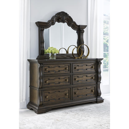 Signature Design by Ashley Maylee B947B1 Dresser and Mirror - American Furniture of Slidell