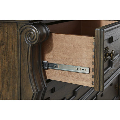 Signature Design by Ashley Maylee B947B1 Dresser and Mirror - American Furniture of Slidell