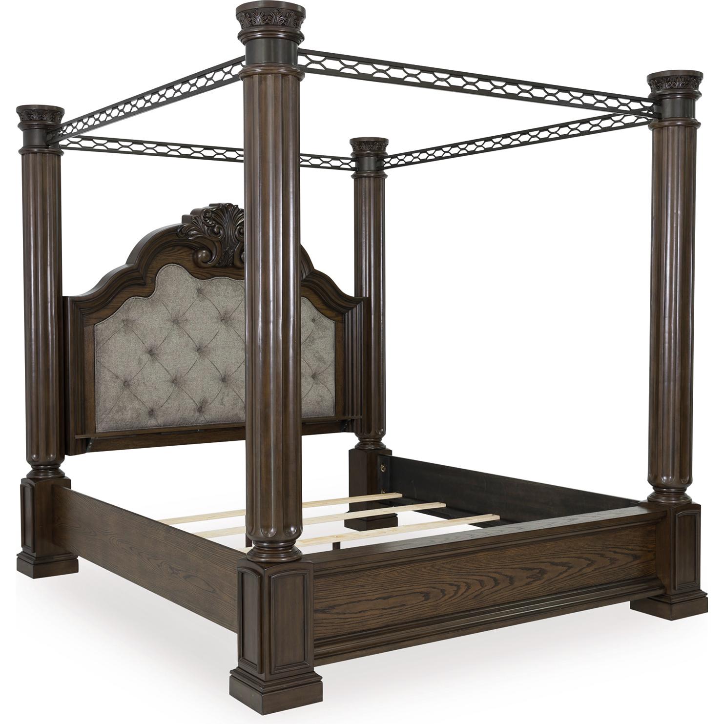 Signature Design by Ashley Maylee B947B10 King Canopy Bed - American Furniture of Slidell
