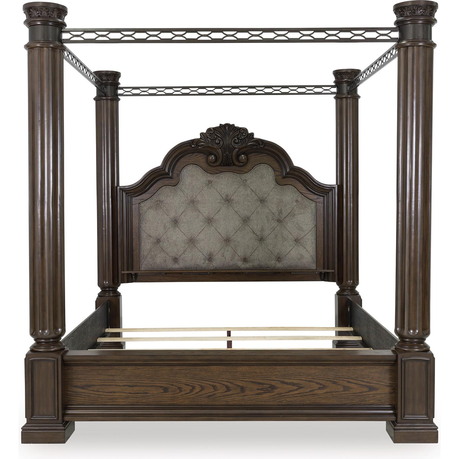 Signature Design by Ashley Maylee B947B11 California King Canopy Bed - American Furniture of Slidell