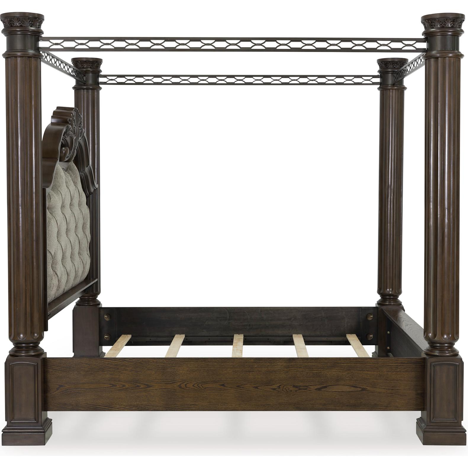 Signature Design by Ashley Maylee B947B11 California King Canopy Bed - American Furniture of Slidell
