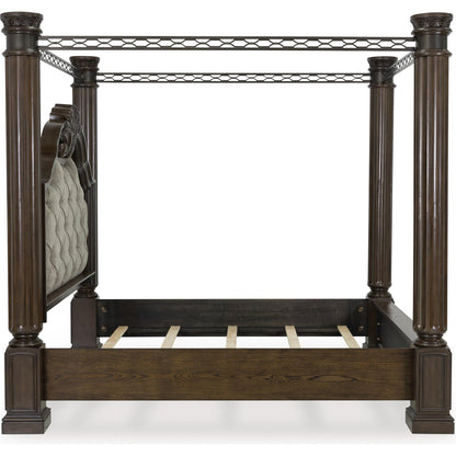 Signature Design by Ashley Maylee B947B8 Queen Canopy Bed - American Furniture of Slidell