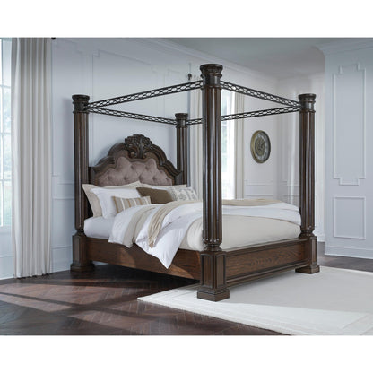 Signature Design by Ashley Maylee B947B8 Queen Canopy Bed - American Furniture of Slidell