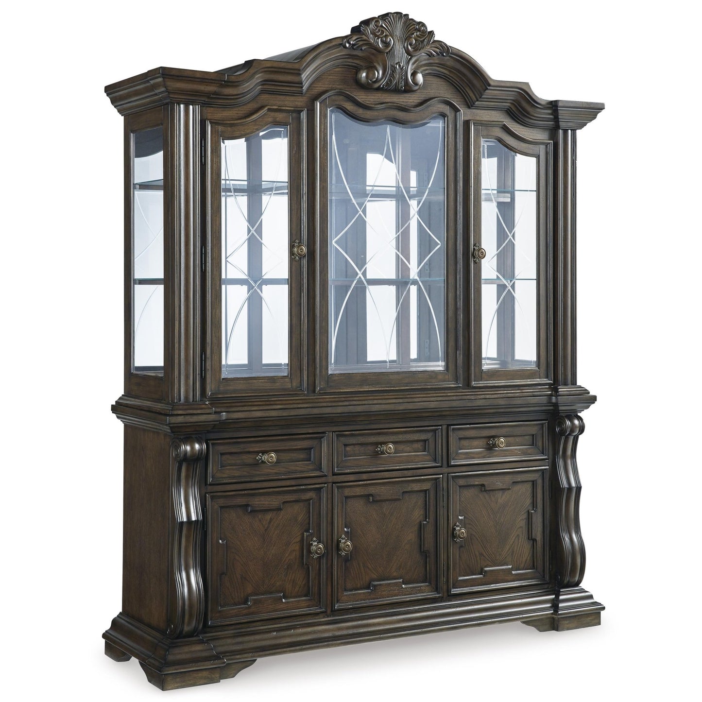 Signature Design by Ashley Maylee D947D1 Dining Buffet and Hutch - American Furniture of Slidell