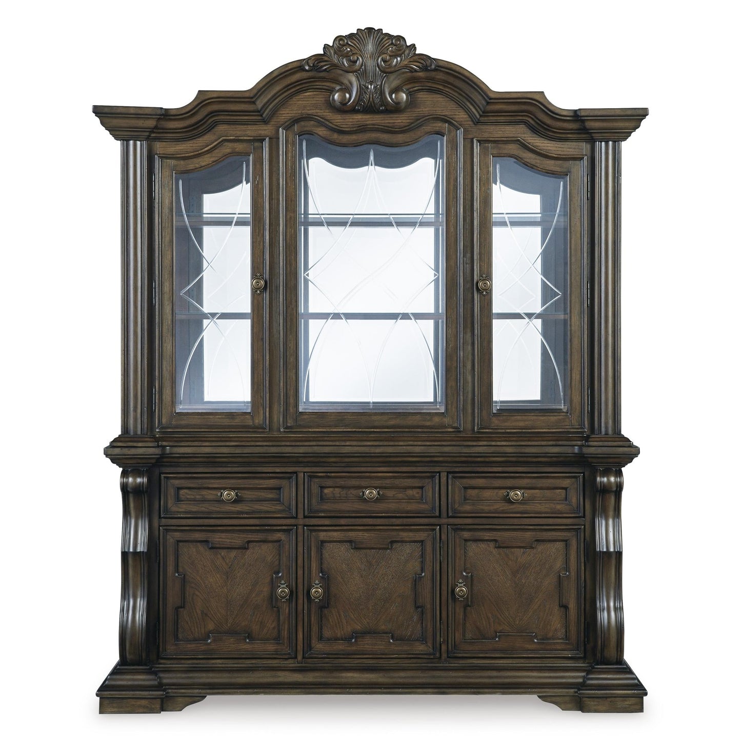 Signature Design by Ashley Maylee D947D1 Dining Buffet and Hutch - American Furniture of Slidell