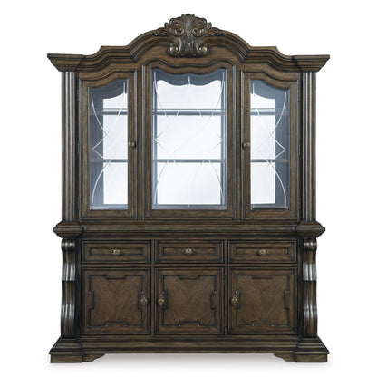 Signature Design by Ashley Maylee D947D1 Dining Buffet and Hutch - American Furniture of Slidell
