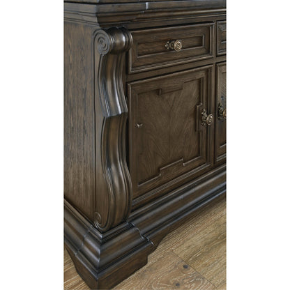 Signature Design by Ashley Maylee D947D1 Dining Buffet and Hutch - American Furniture of Slidell