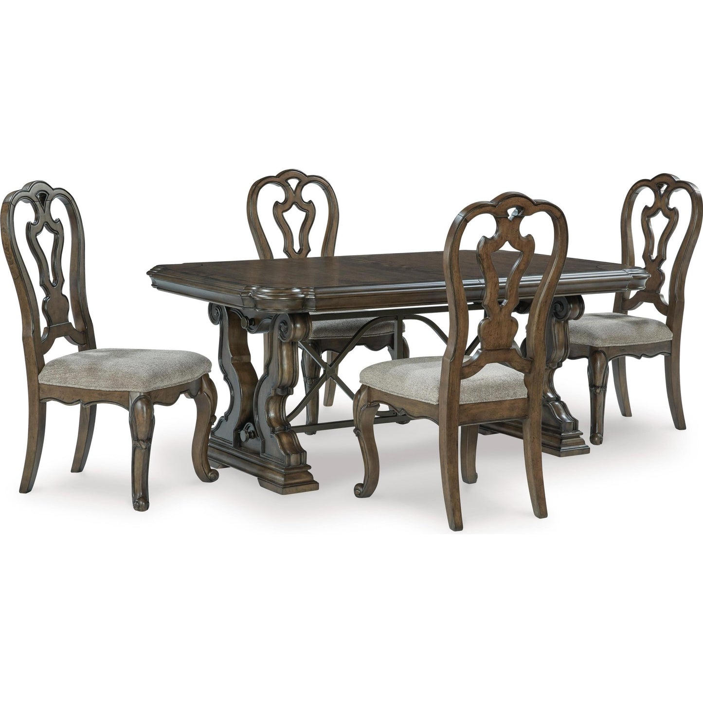 Signature Design by Ashley Maylee D947D2 5 pc Dining Set - American Furniture of Slidell