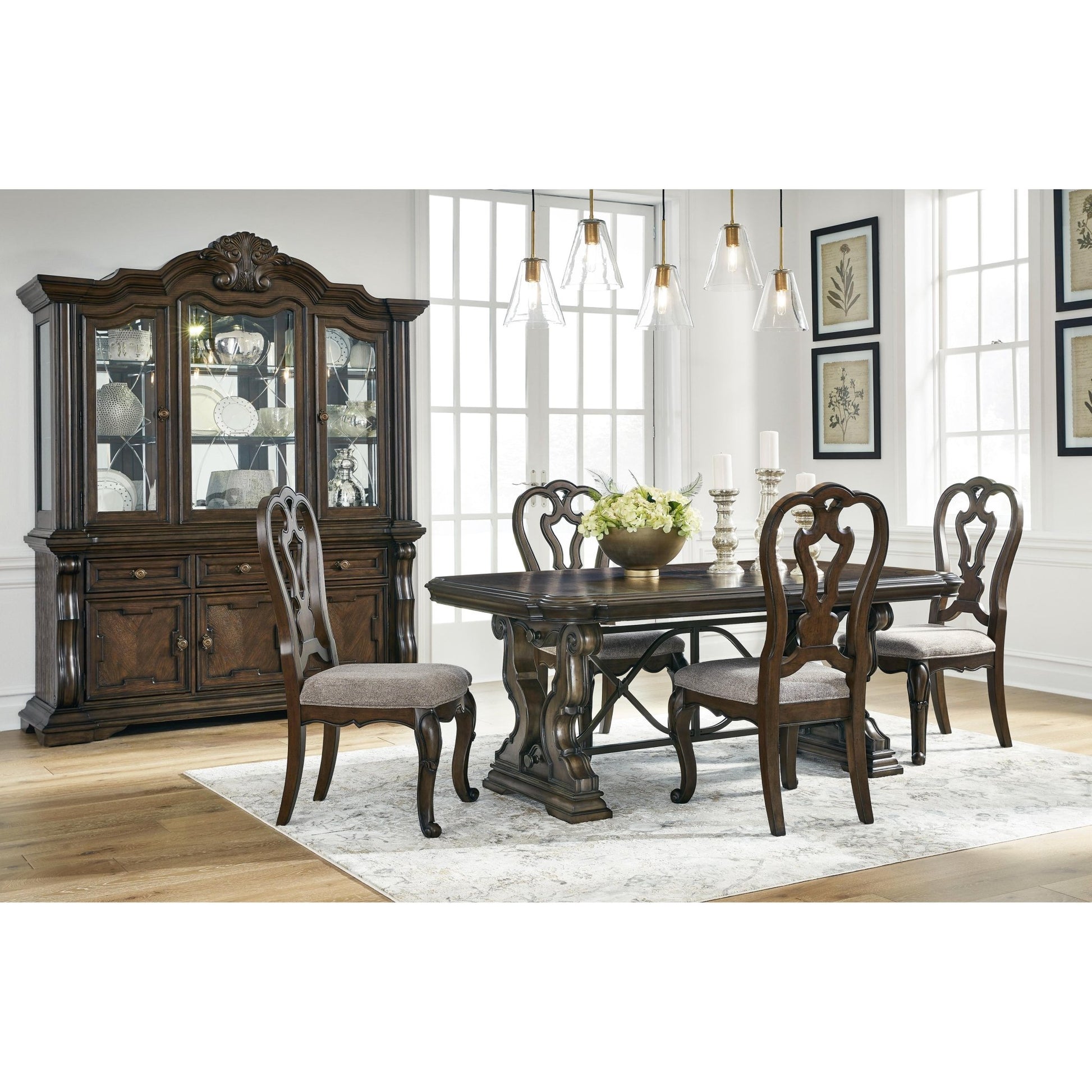Signature Design by Ashley Maylee D947D2 5 pc Dining Set - American Furniture of Slidell