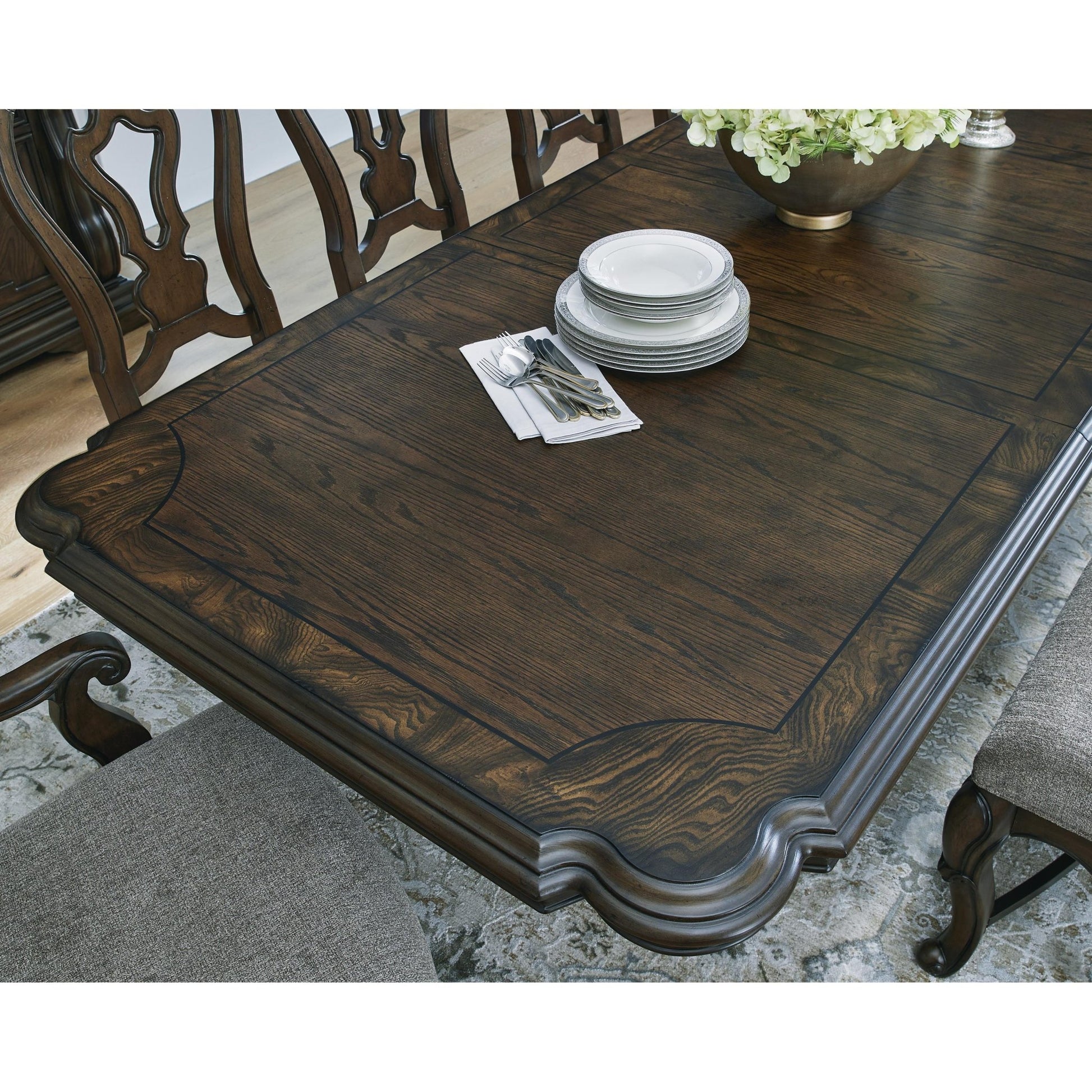 Signature Design by Ashley Maylee D947D5 Dining Extension Table - American Furniture of Slidell