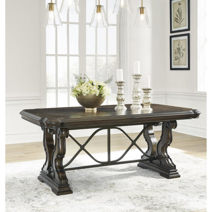 Signature Design by Ashley Maylee D947D5 Dining Extension Table - American Furniture of Slidell