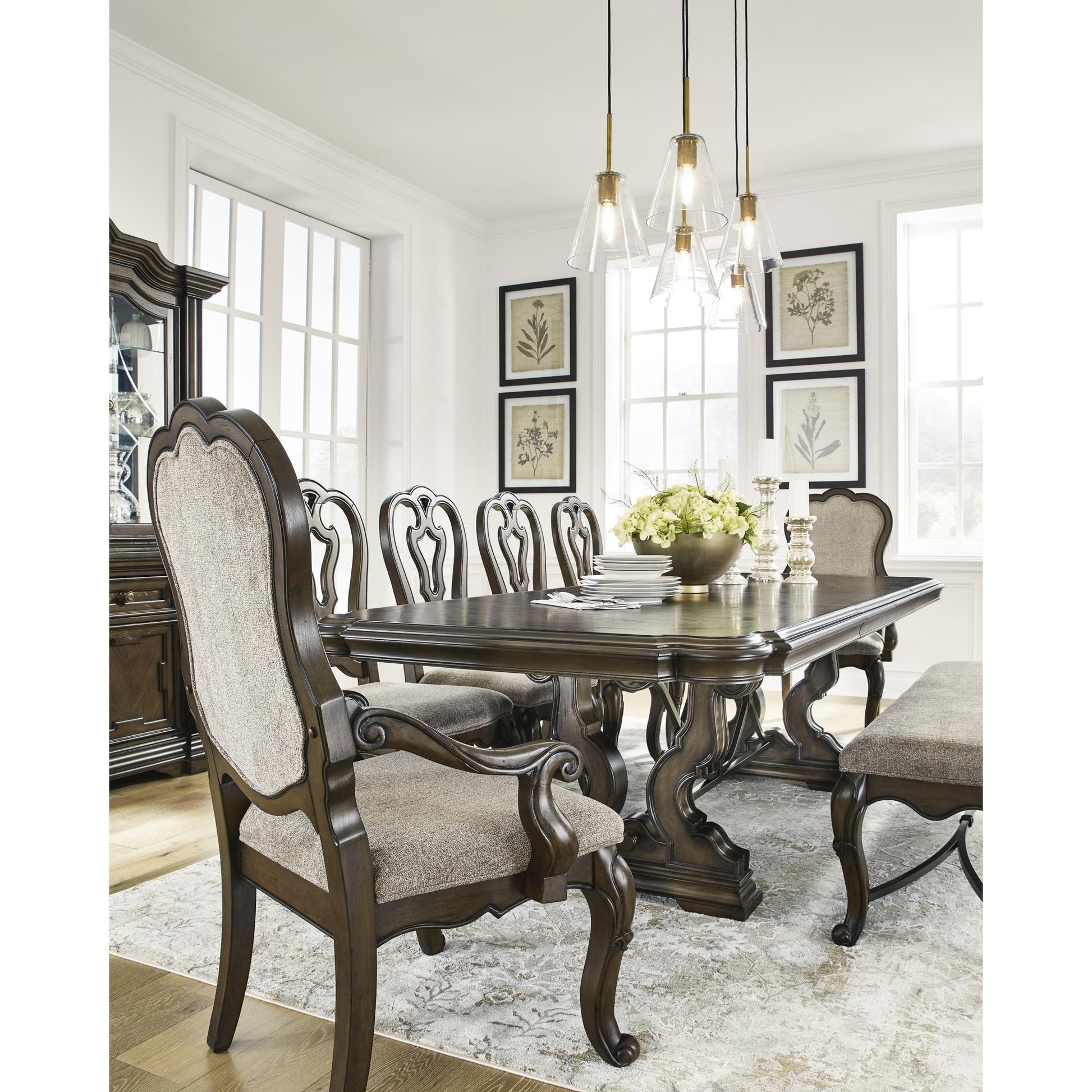 Signature Design by Ashley Maylee D947D5 Dining Extension Table - American Furniture of Slidell