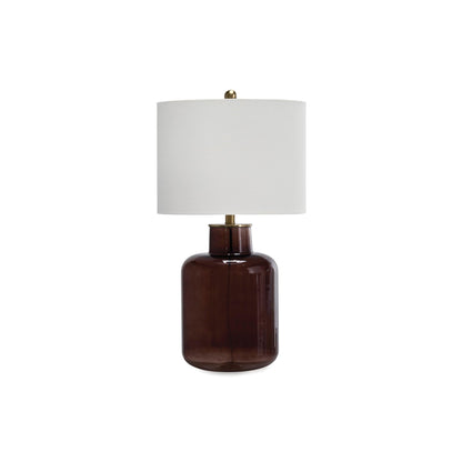 Signature Design by Ashley Mette L430924 Glass Table Lamp - American Furniture of Slidell