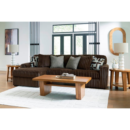 Signature Design by Ashley Midnight - Madness 98104S1 2 pc Sectional Sofa with Chaise - American Furniture of Slidell